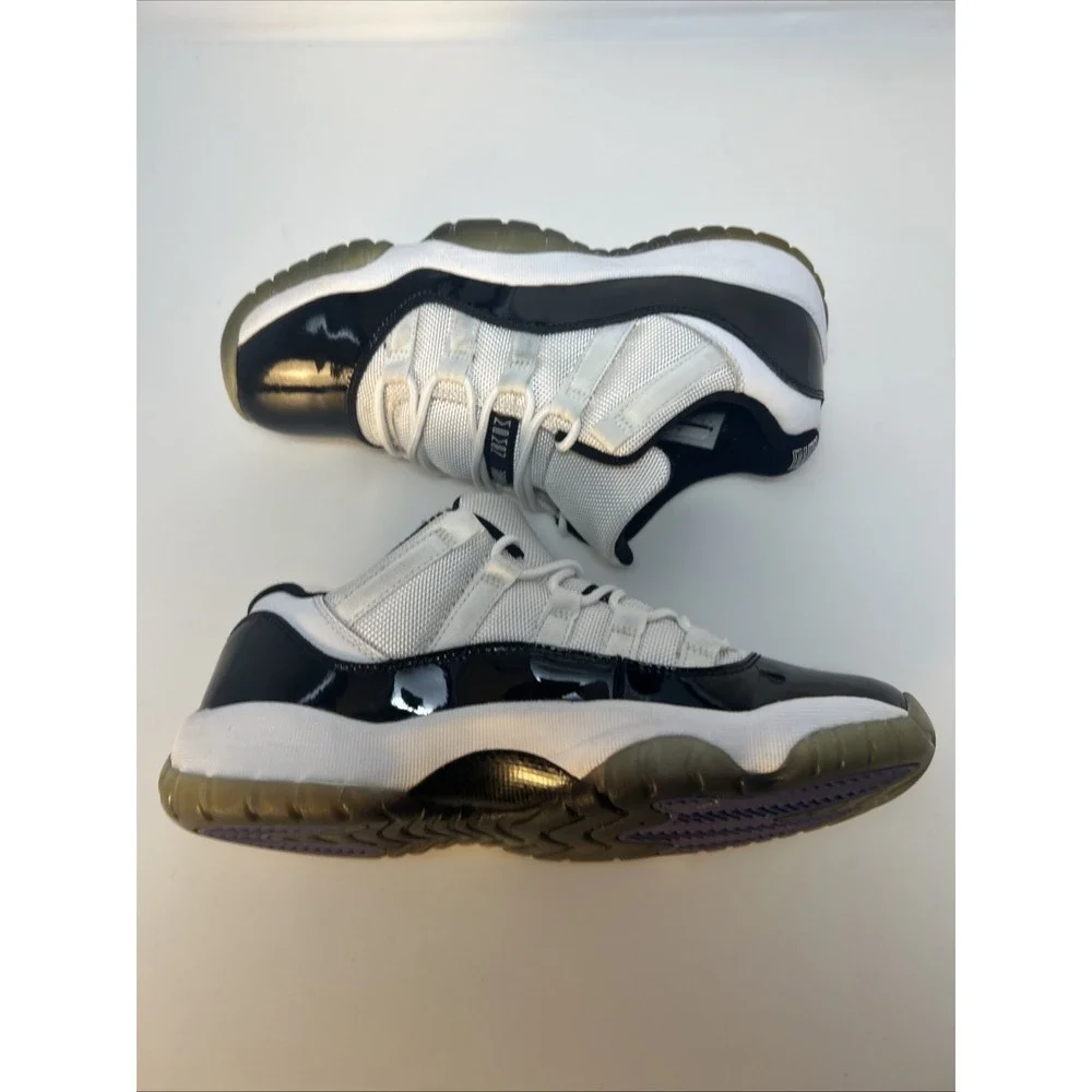Nike Air‎ Jordan 11 Concord Low GS 6.5Y/ Women 8 Black White Retro 528896-153